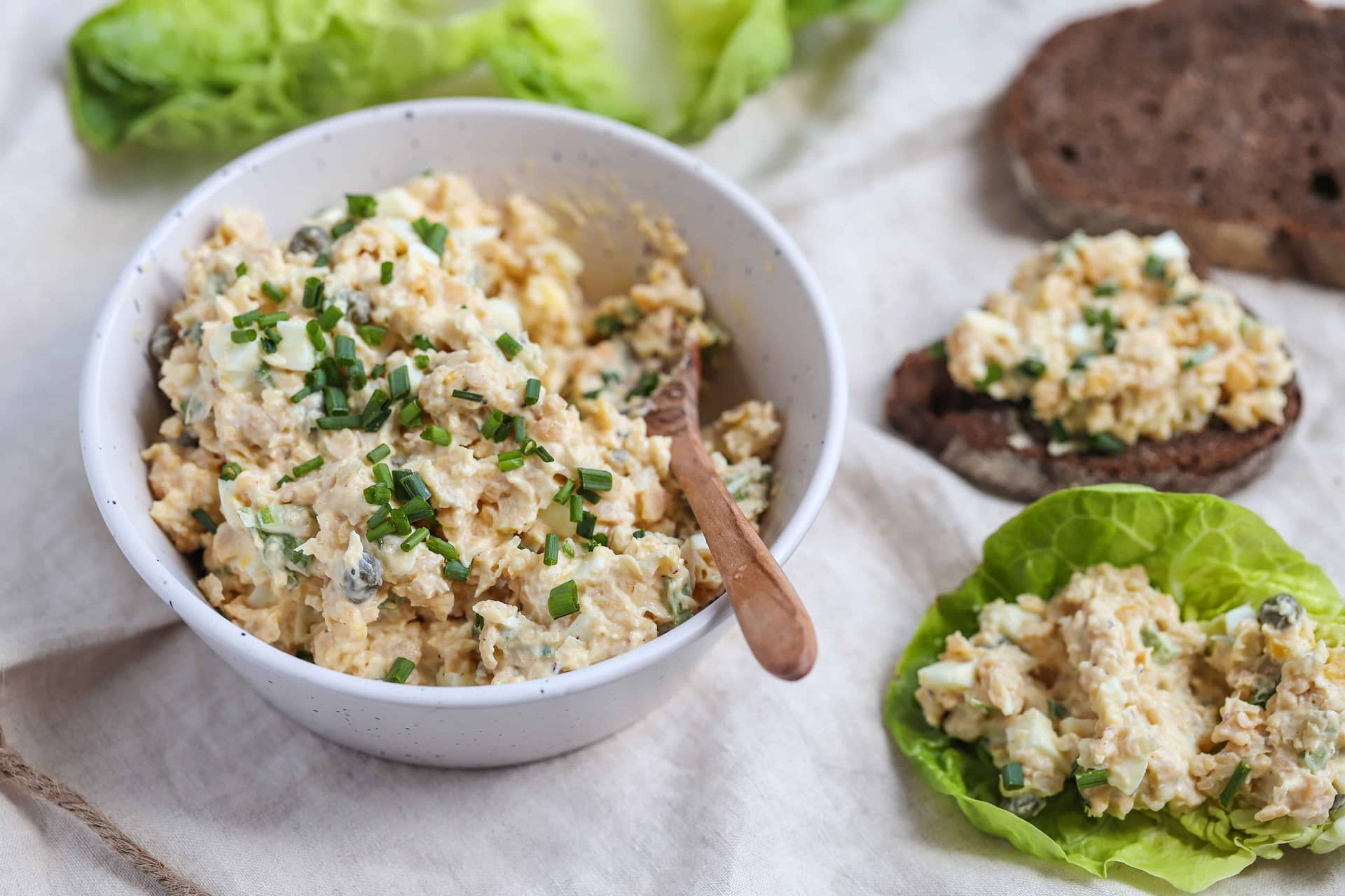 Chickpea And Egg Salad Active Rest